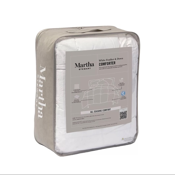 Martha Stewart Bedding Martha Stewart 0 Cotton White Feather And